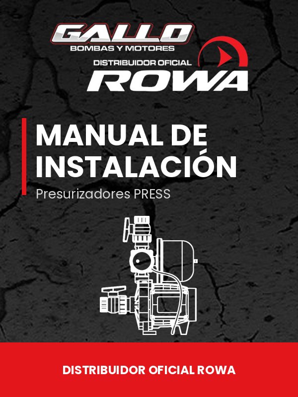 Tapa: Manual de instalación PRESS