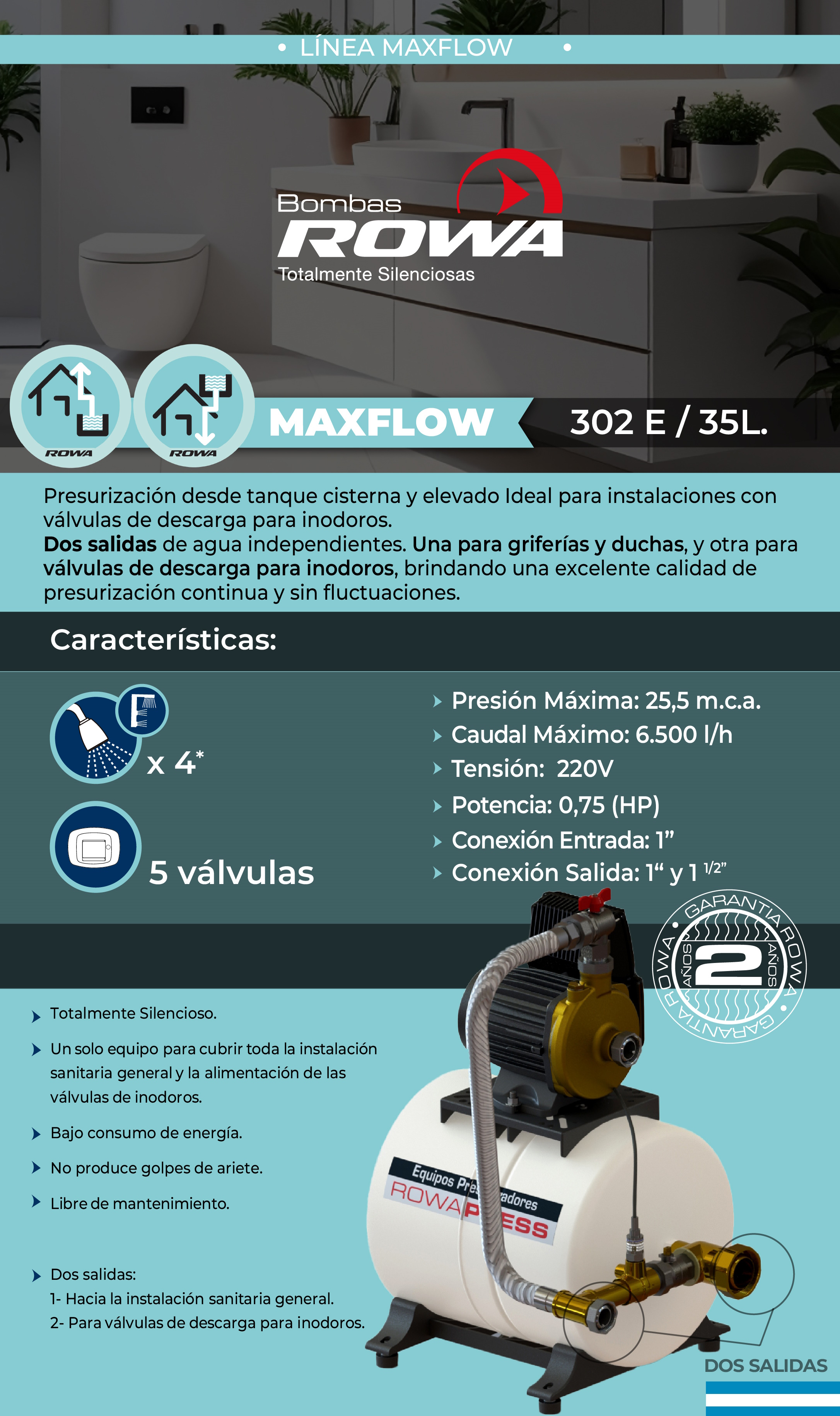 Maxflow 302 E / 35L